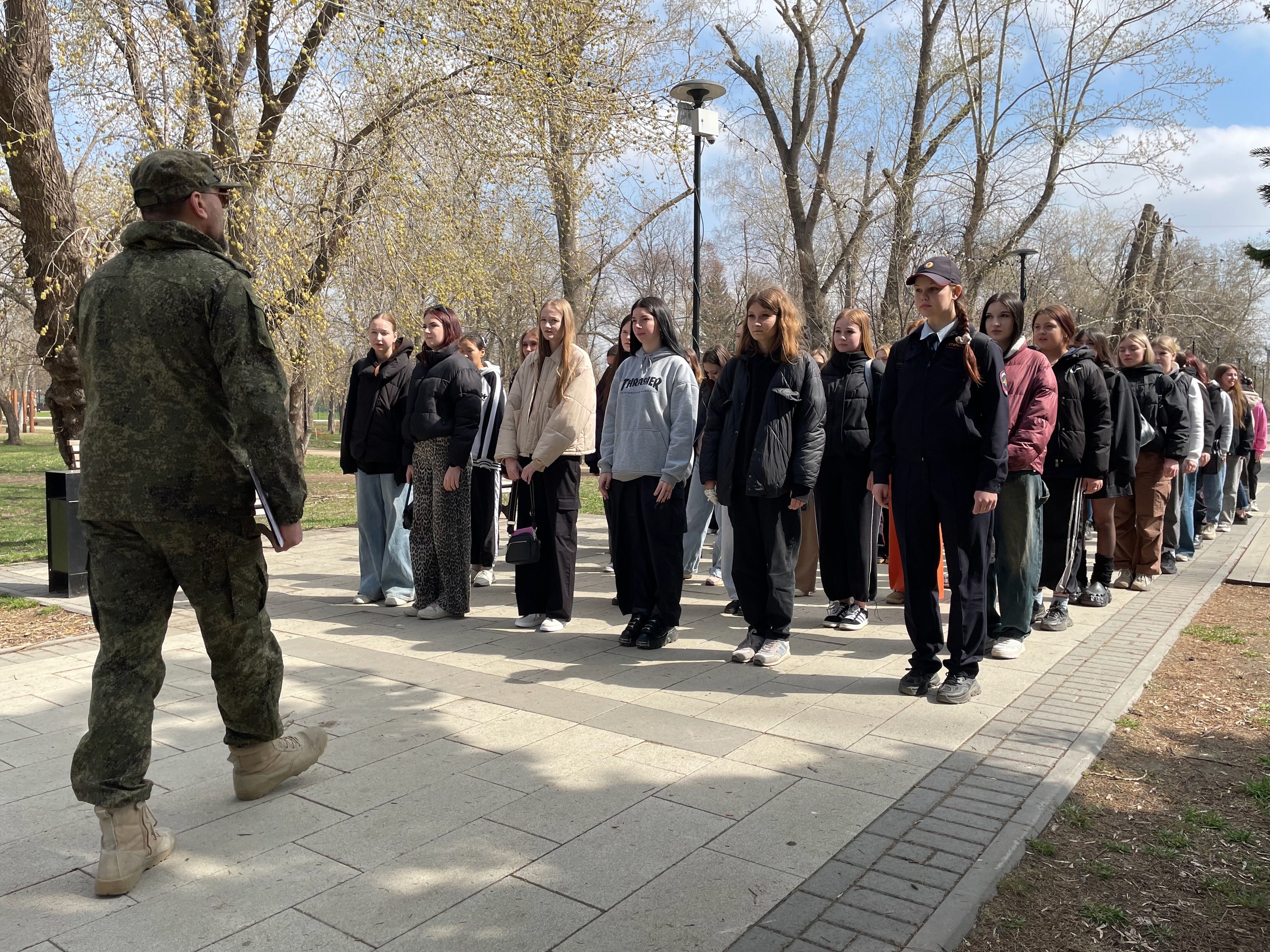 Подготовка ко Дню Победы в Алтайском бизнес-колледже